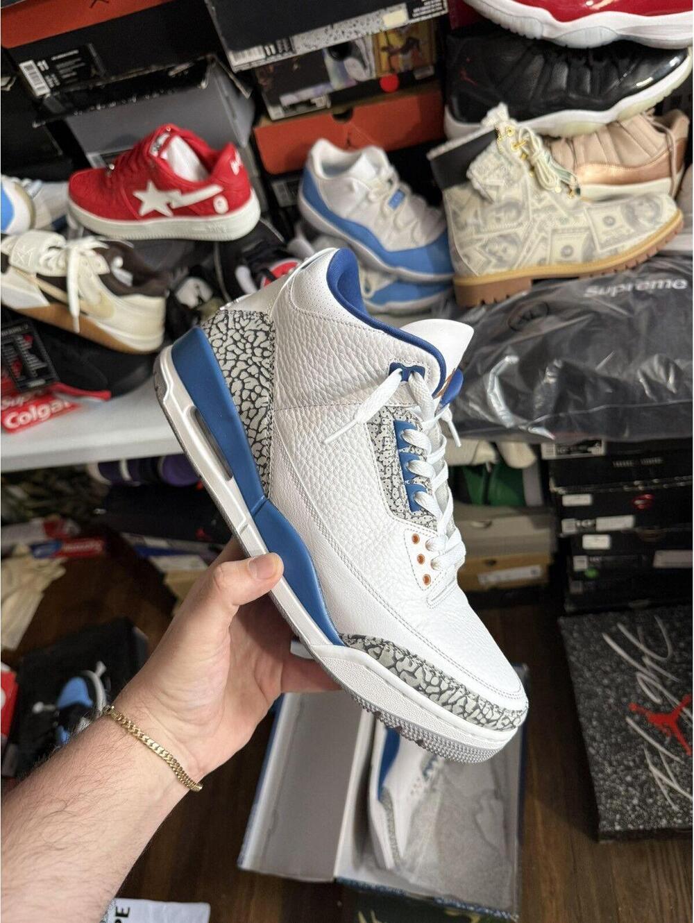Jordan retro 3 wizard sz 12